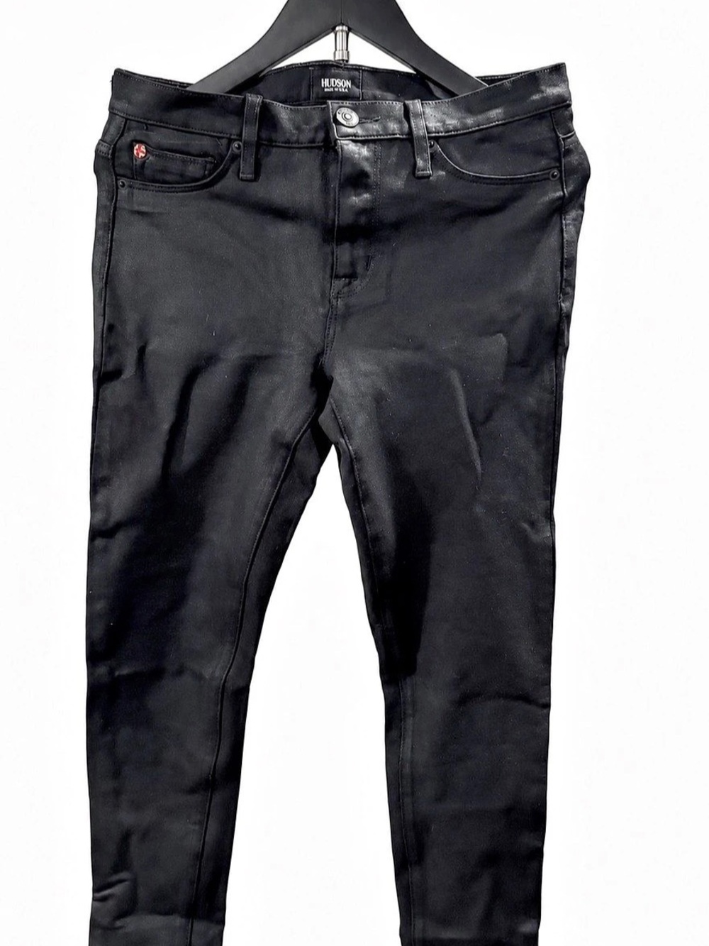Hudson Skinny Jeans Waist 28 Black